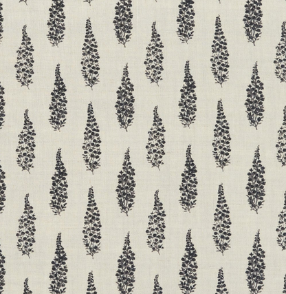 Hollyhock Pillow in Jet