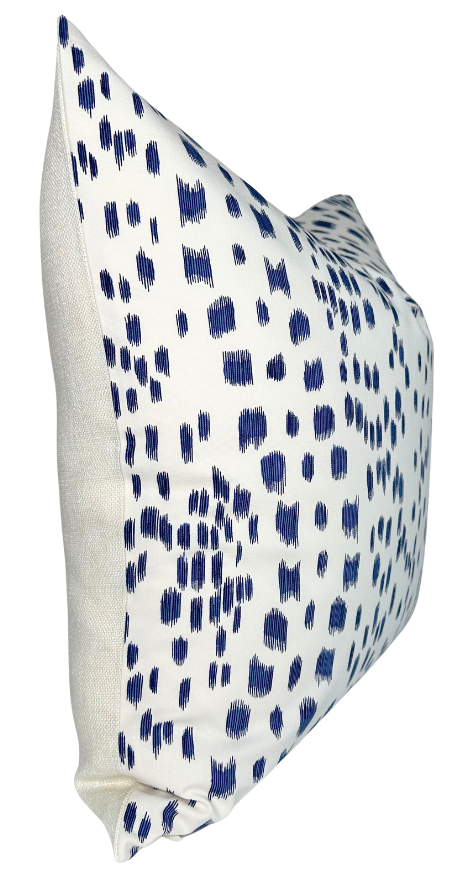 Les Touches Pillow in Blue