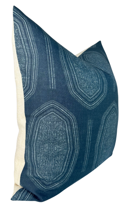 Kamba Pillow in Indigo Blue