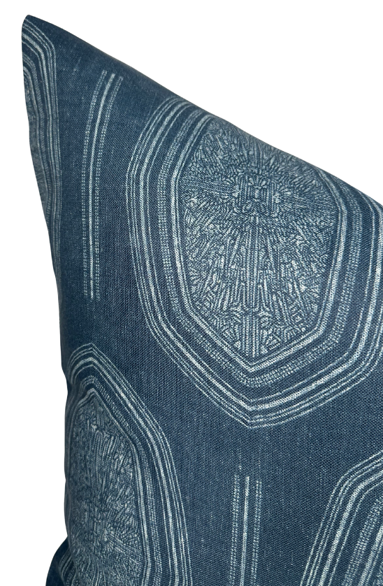 Kamba Pillow in Indigo Blue