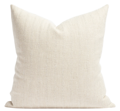 Horizon Striped Pillow in Natural