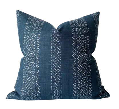 Miguel Pillow in Indigo