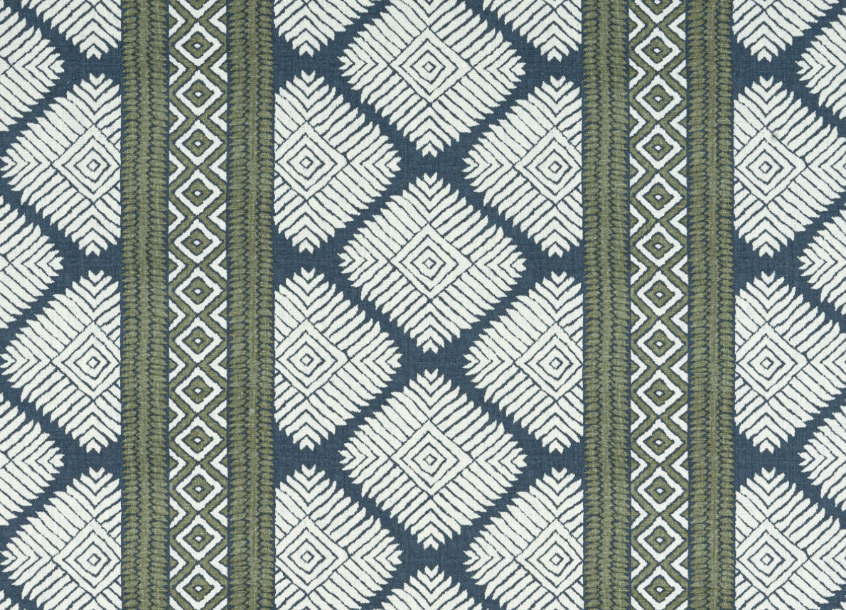 Austin Pillow in Bluestone + Green