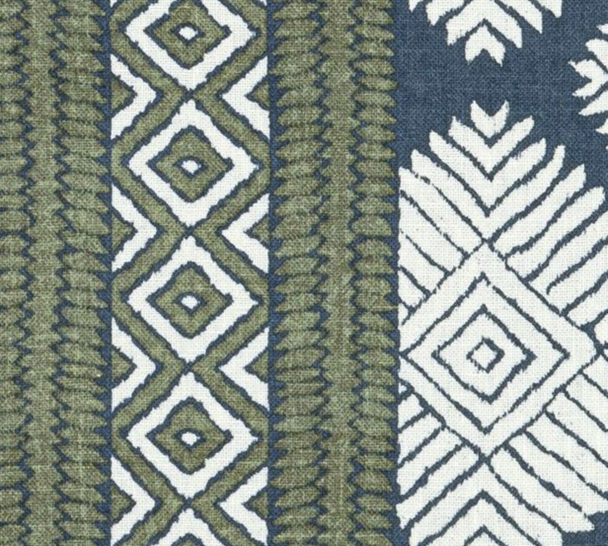 Austin Pillow in Bluestone + Green