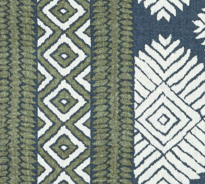 Austin Pillow in Bluestone + Green
