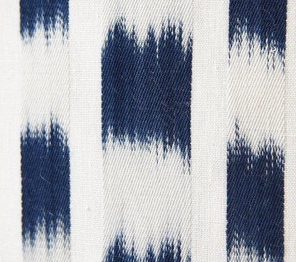 Izmir Stripe Pillow in Indigo Blue