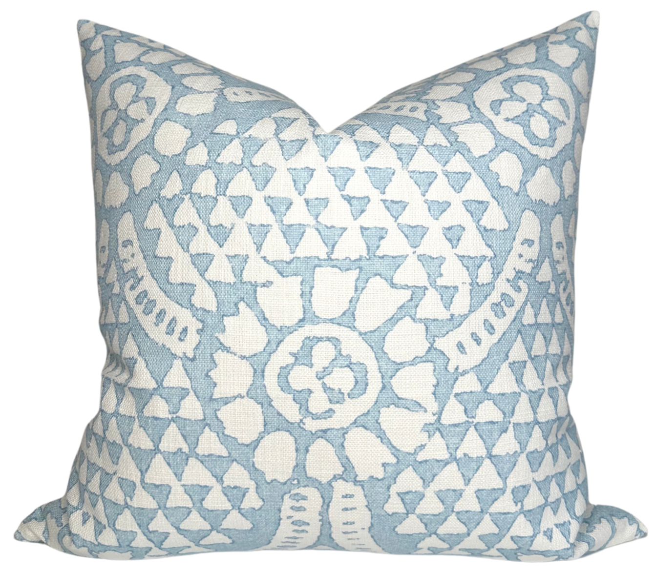 Chamomile Pillow in Spa Blue