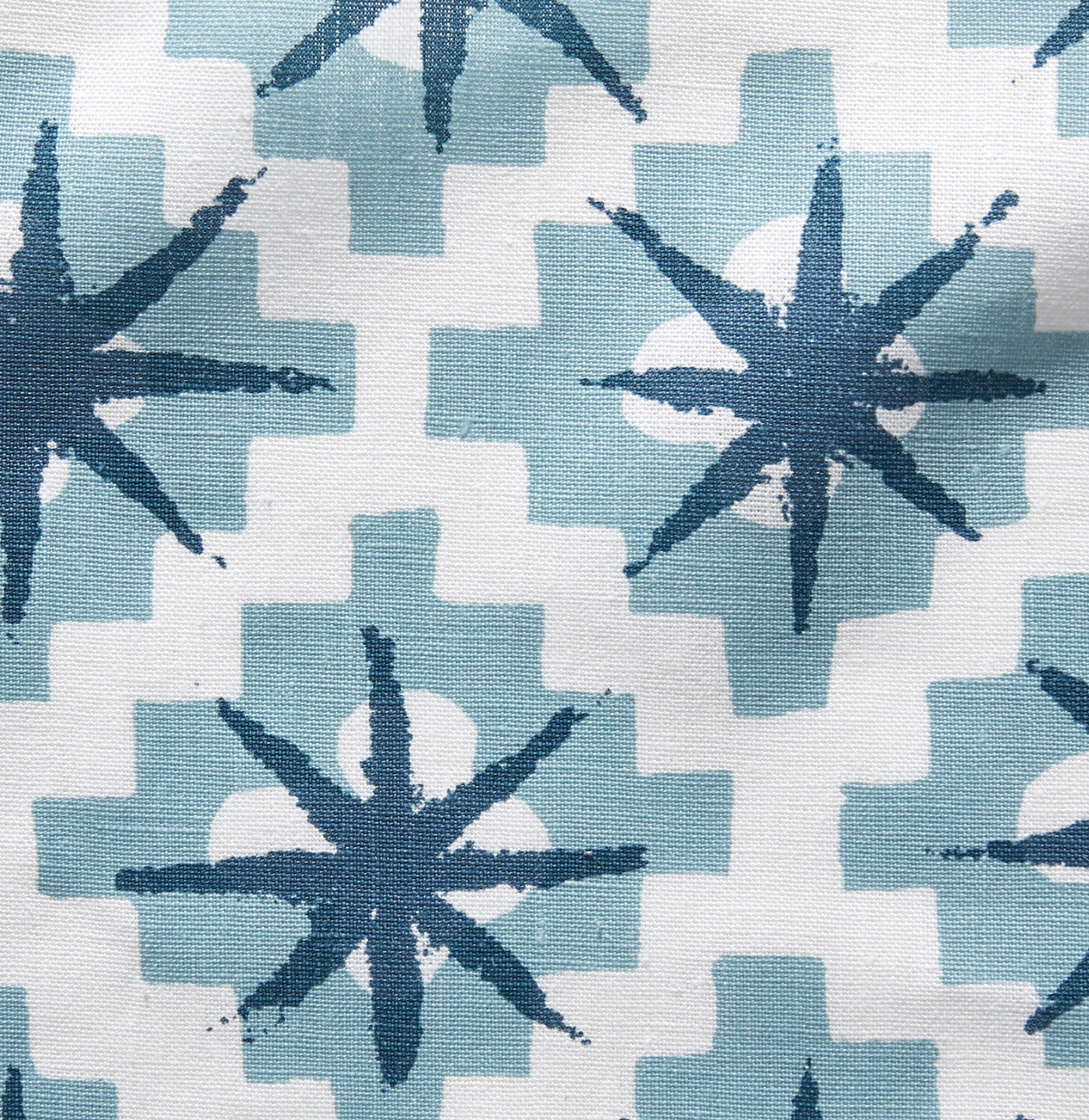 Starburst Pillow in North Blue/Blue