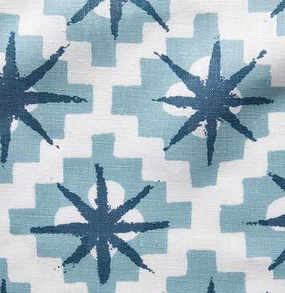 Starburst Pillow in North Blue/Blue