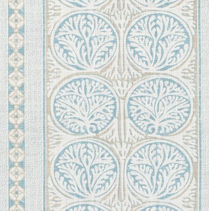 Fair Isle Pillow in Aqua