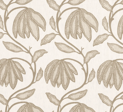 Desert Floral Pillow in Birch Natural