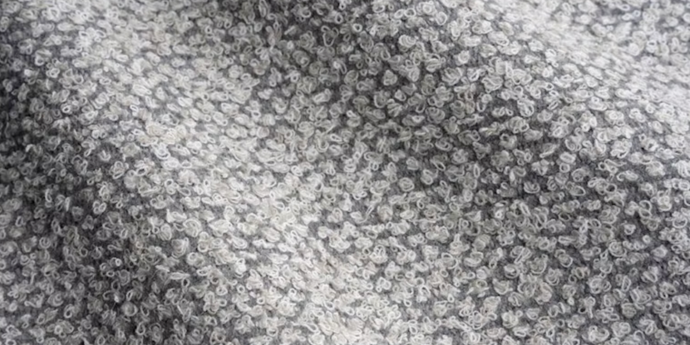 On the Lamb Woven Pillow in Platinum