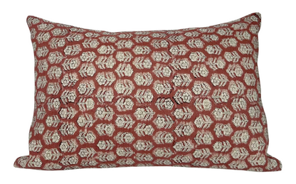 Floral Pillow in Saffron