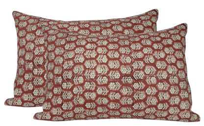 Floral Pillow in Saffron