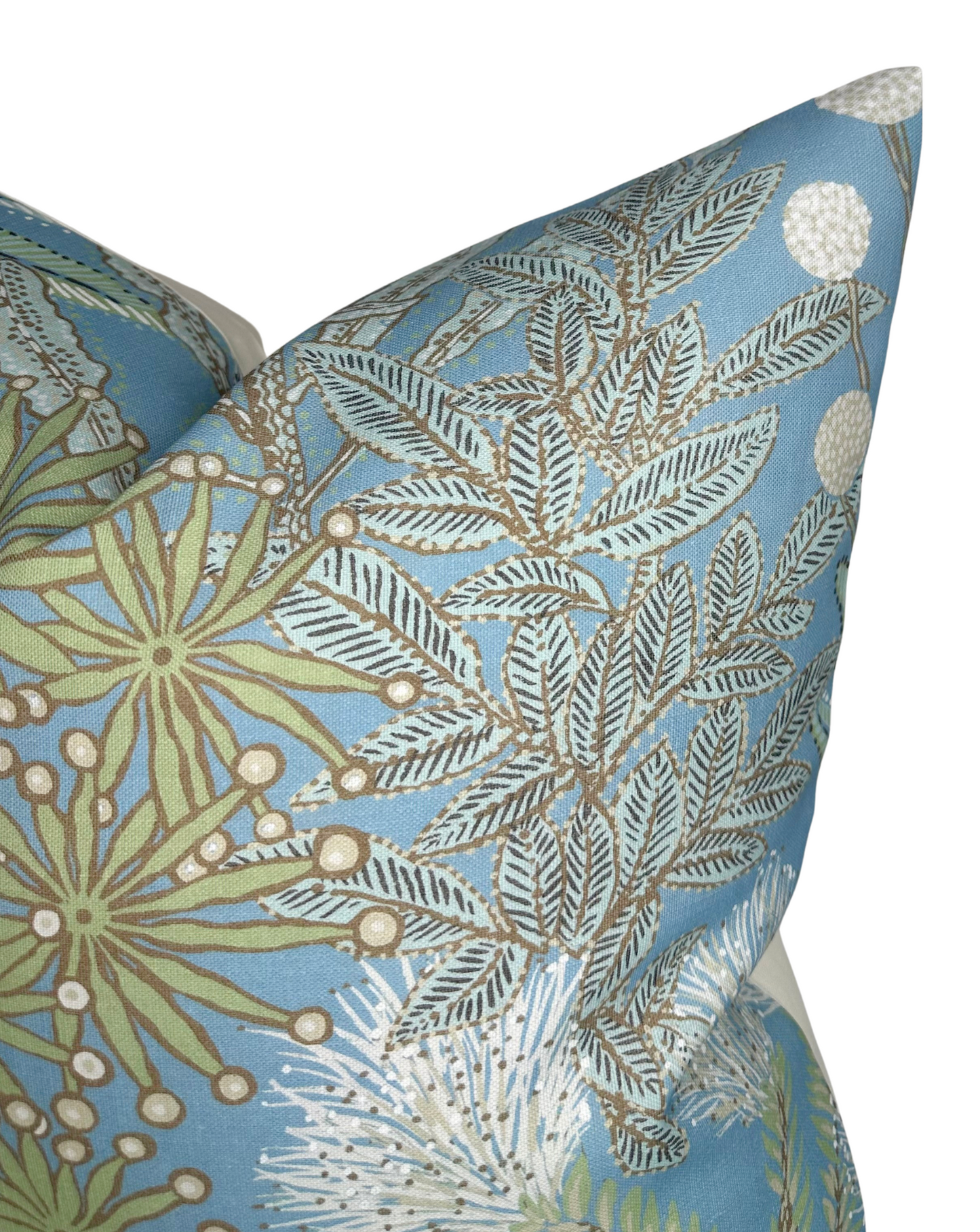 Protea Performance Pillow in Spa Blue