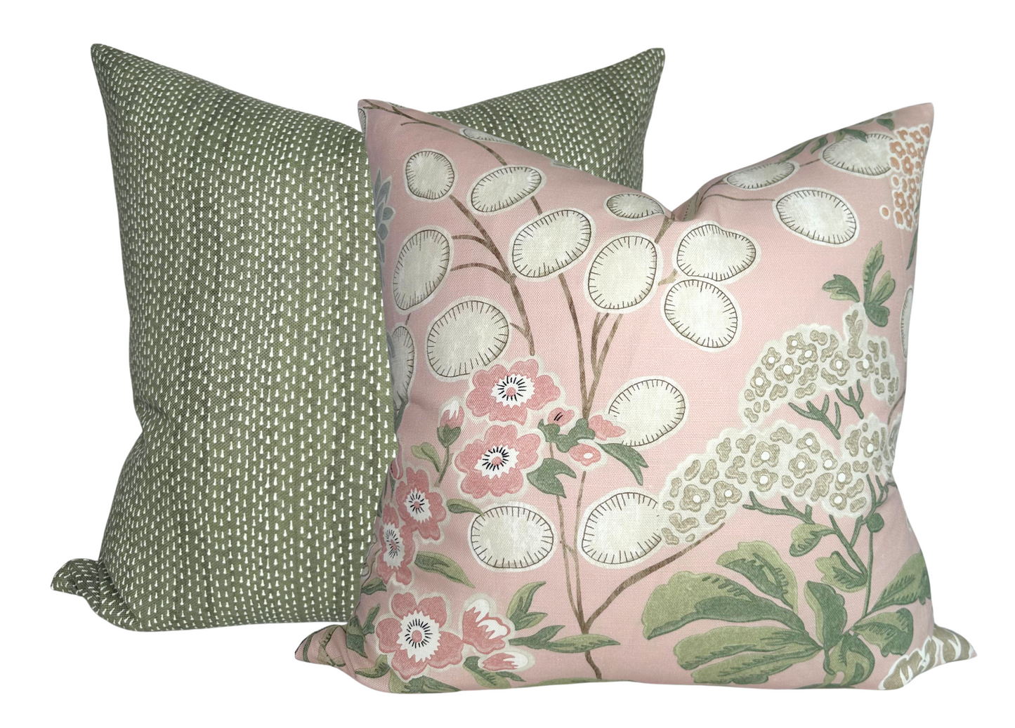 Meadow Floral Pillow in Blush