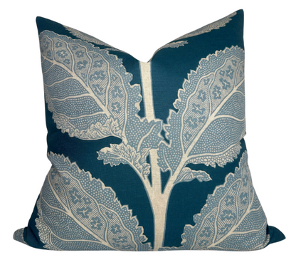 Lacinato Pillow in Mineral Blue