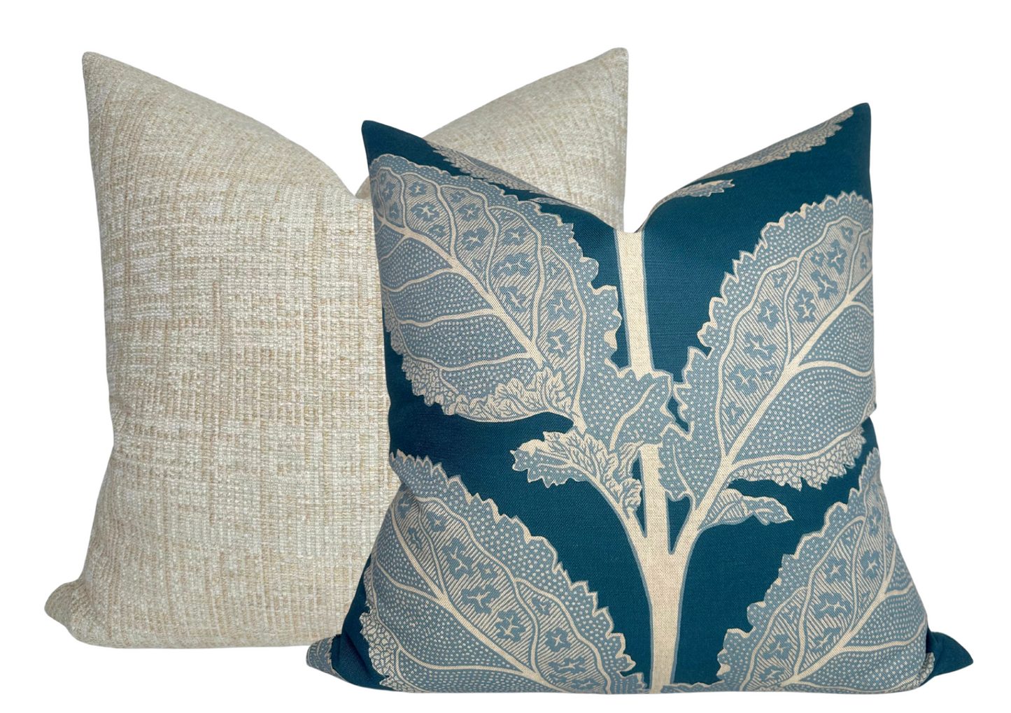 Lacinato Pillow in Mineral Blue
