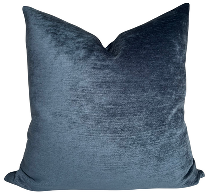 Sapphire Velvet Pillow