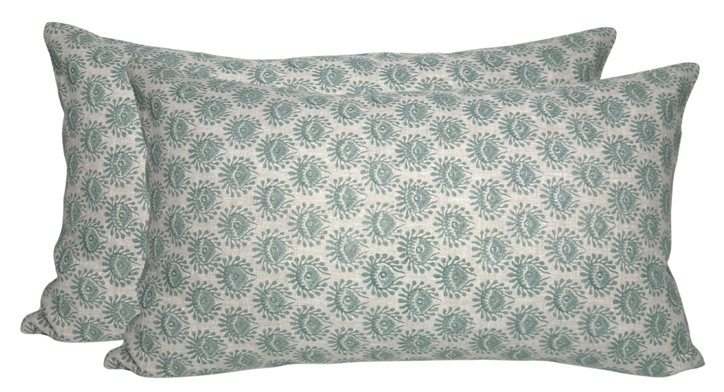Lyon Pillow in Celadon