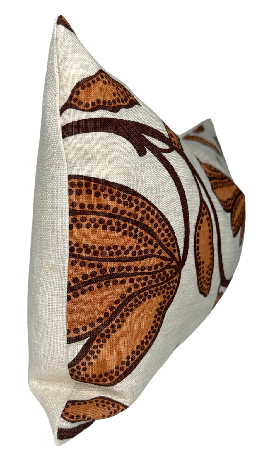 Desert Floral Pillow in Ochre