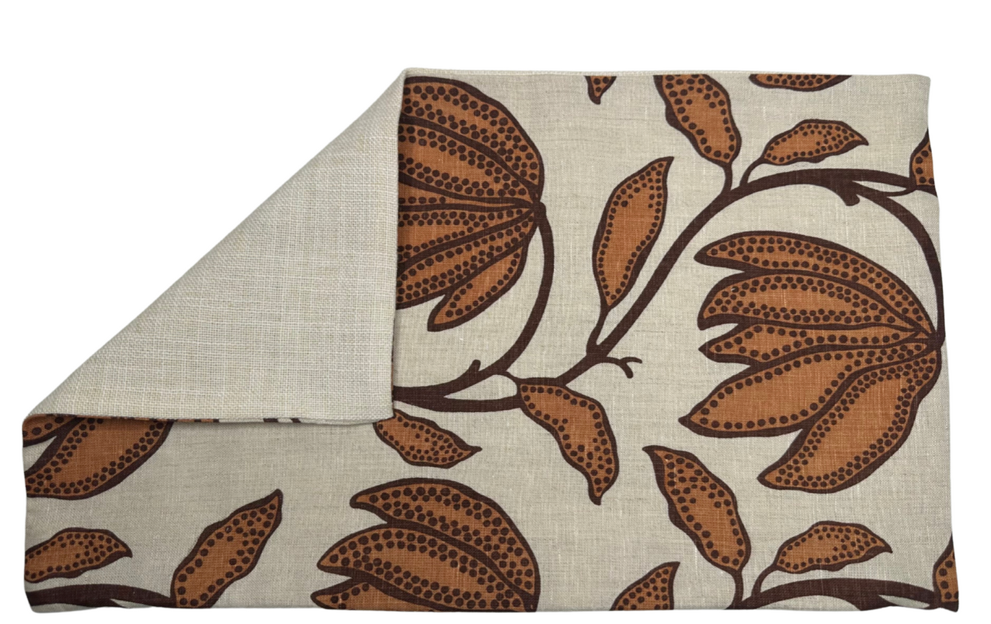 Desert Floral Pillow in Ochre