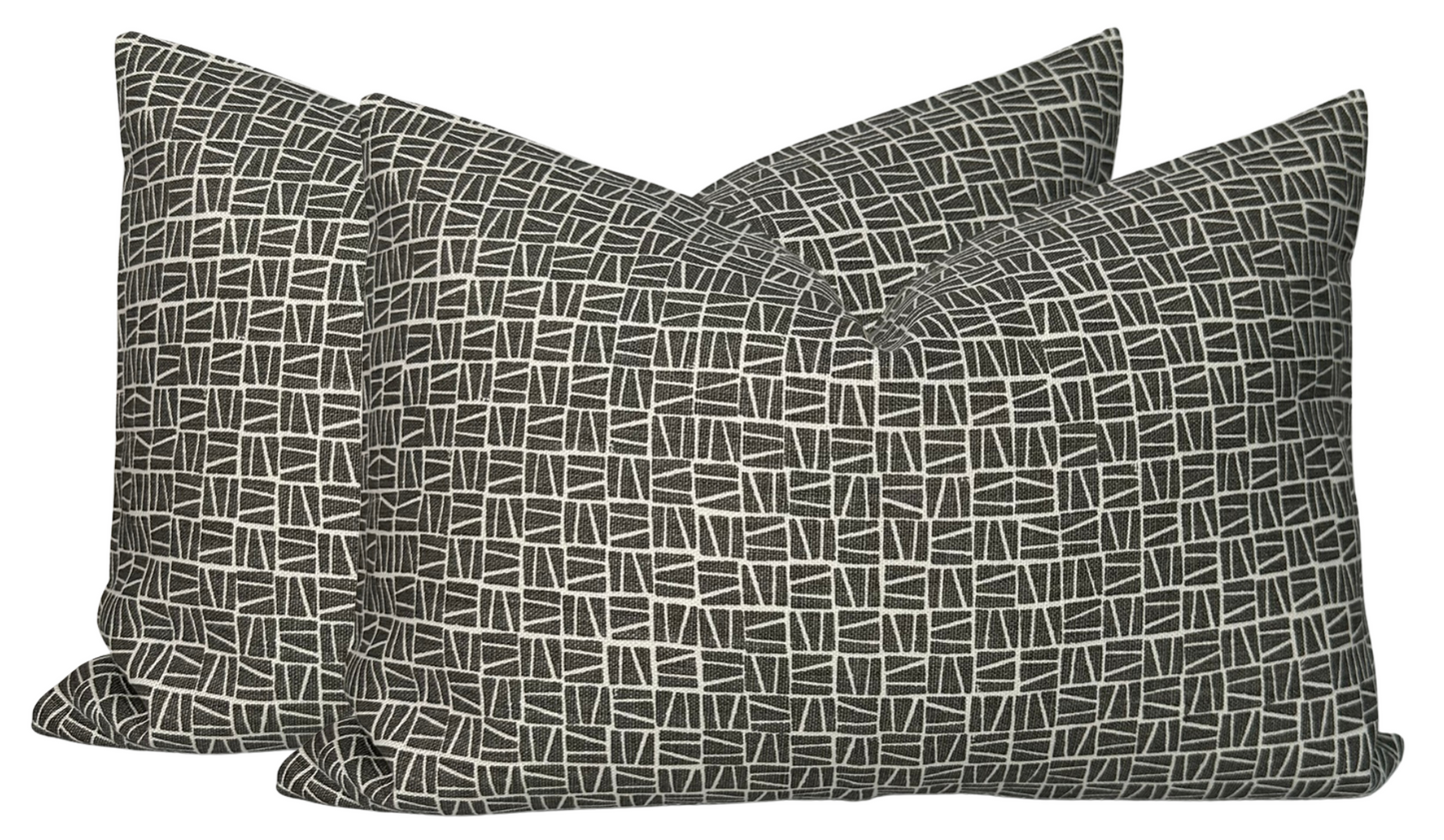Camber Pillow in Charcoal