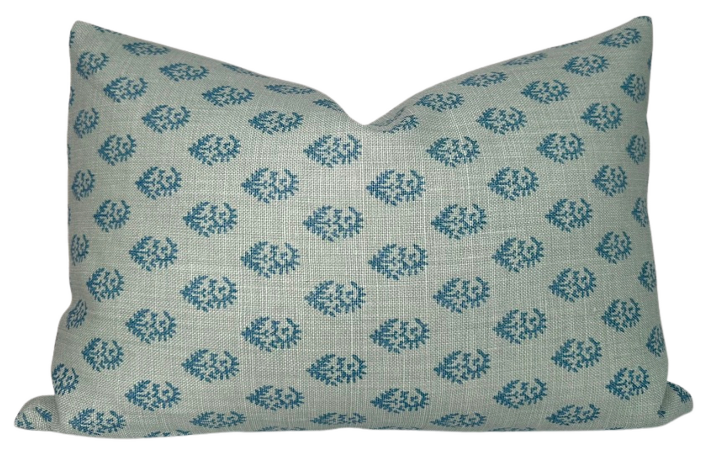 Rajmata Pillow in Blue/Blue