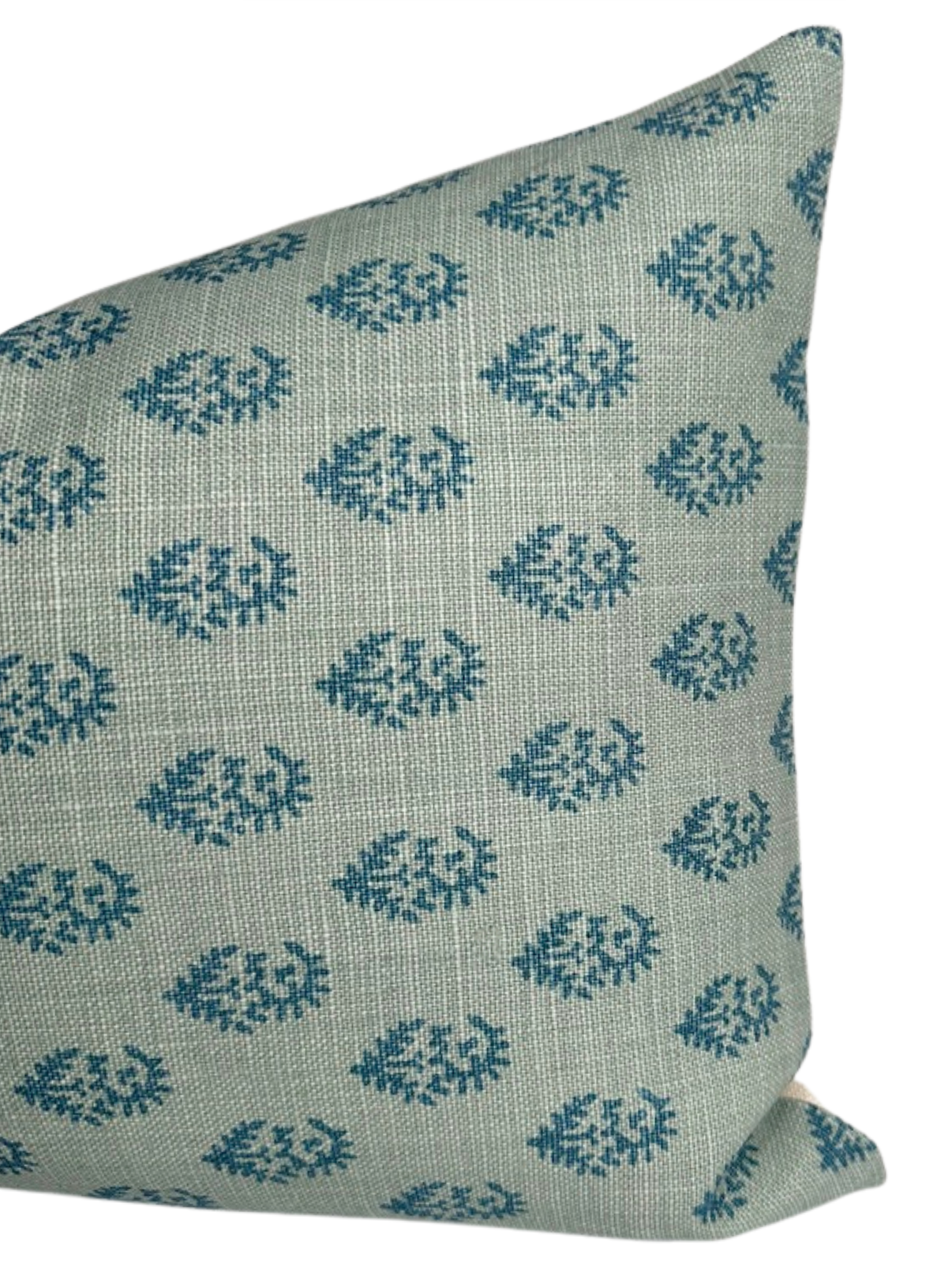 Rajmata Pillow in Blue/Blue