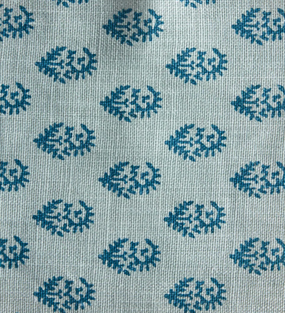 Rajmata Pillow in Blue/Blue