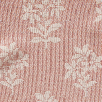 Asha Pillow in Pink + Ivory