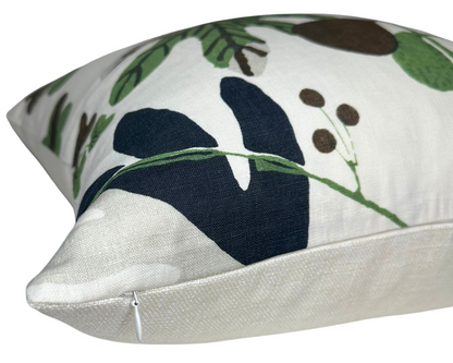 Matisse Leaf Pillow in Green
