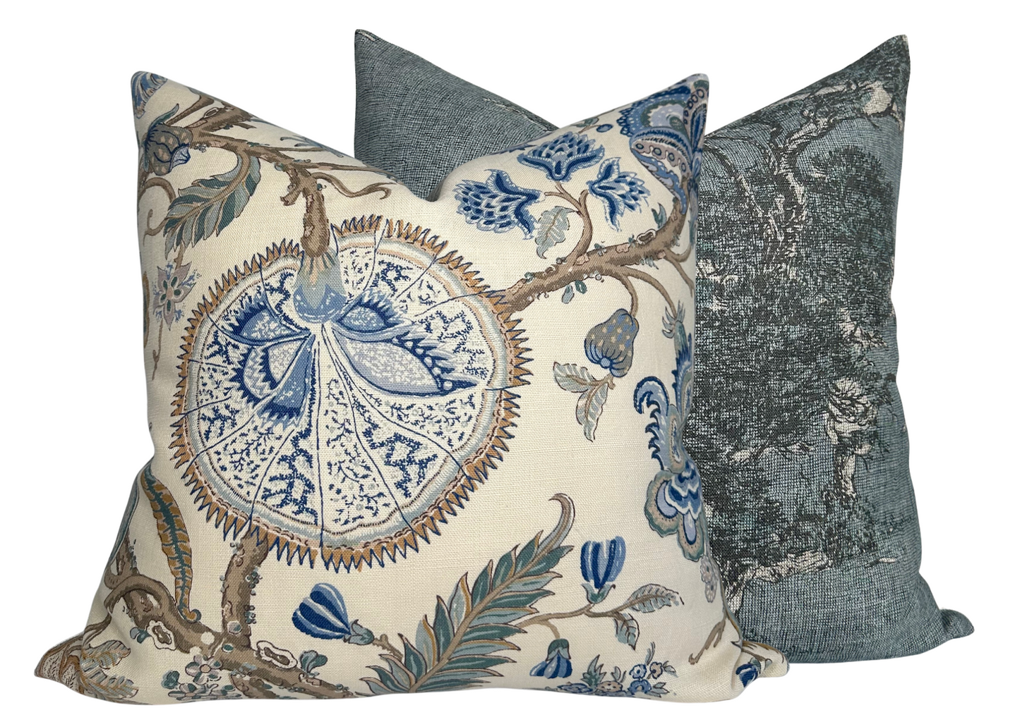 Torrey Pines Pillow in Mineral Blue