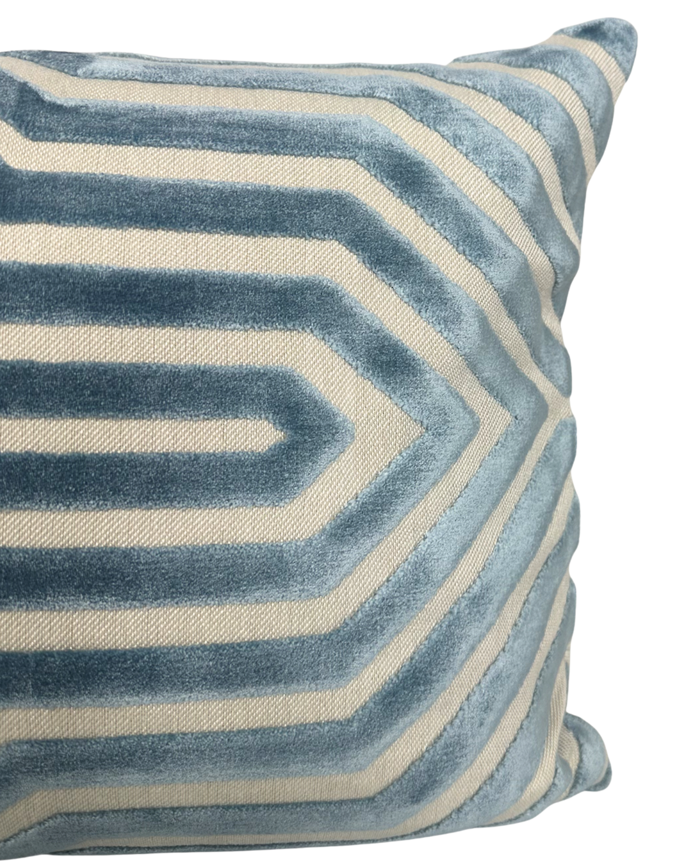 Vanderbilt Velvet Pillow in Marine