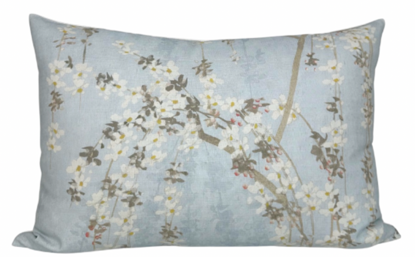 Weeping Blossom Pillow in Blue
