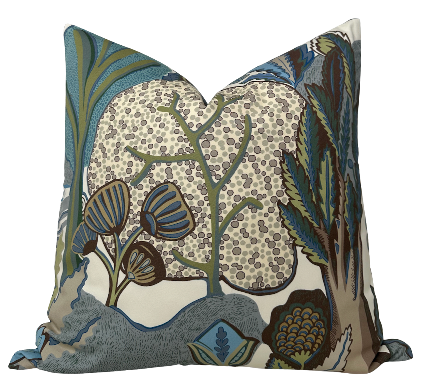 Albero Pillow in Sage and Beige