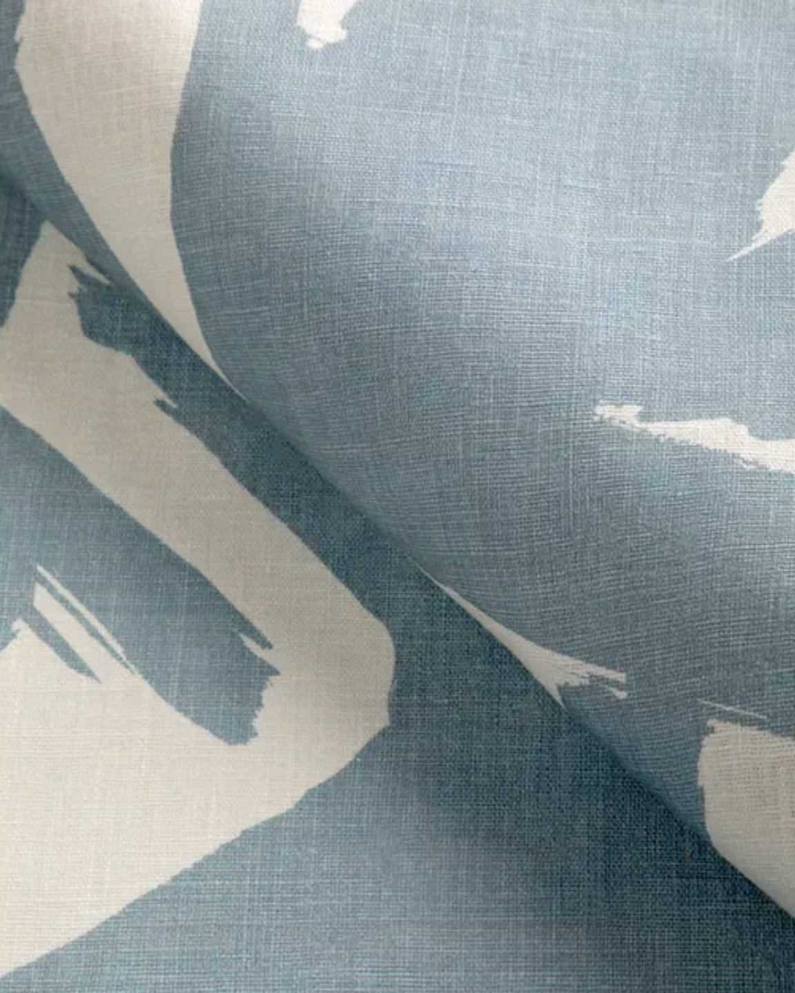 Bold Lines Linen Pillow in Sky