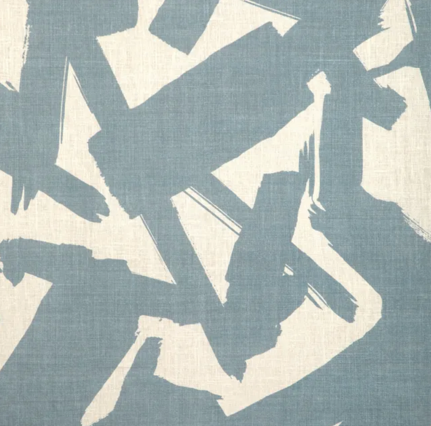 Bold Lines Linen Pillow in Sky