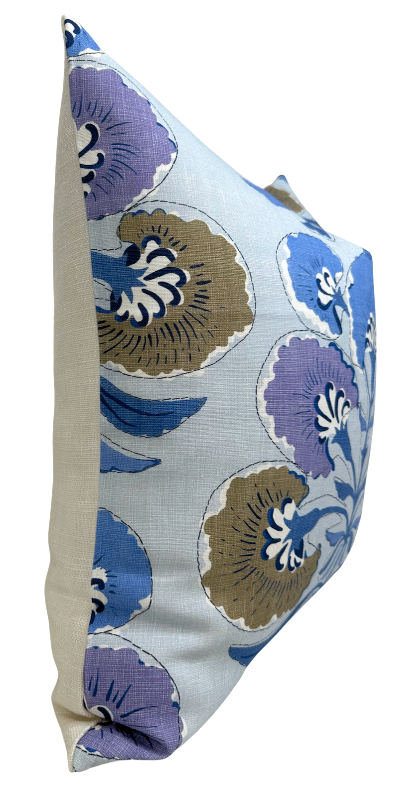 Tybee Tree Pillow in Lavender and Blue