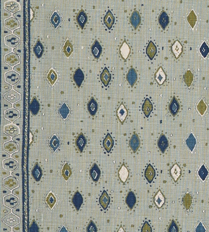 Oona Pillow in Ocean Indigo