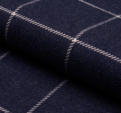 Bancroft Wool Pillow in Navy Blue