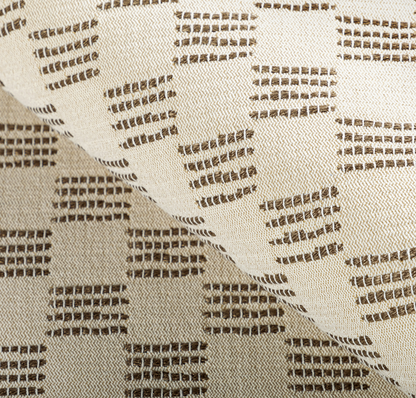 Stroll Pillow in Ivory Brown