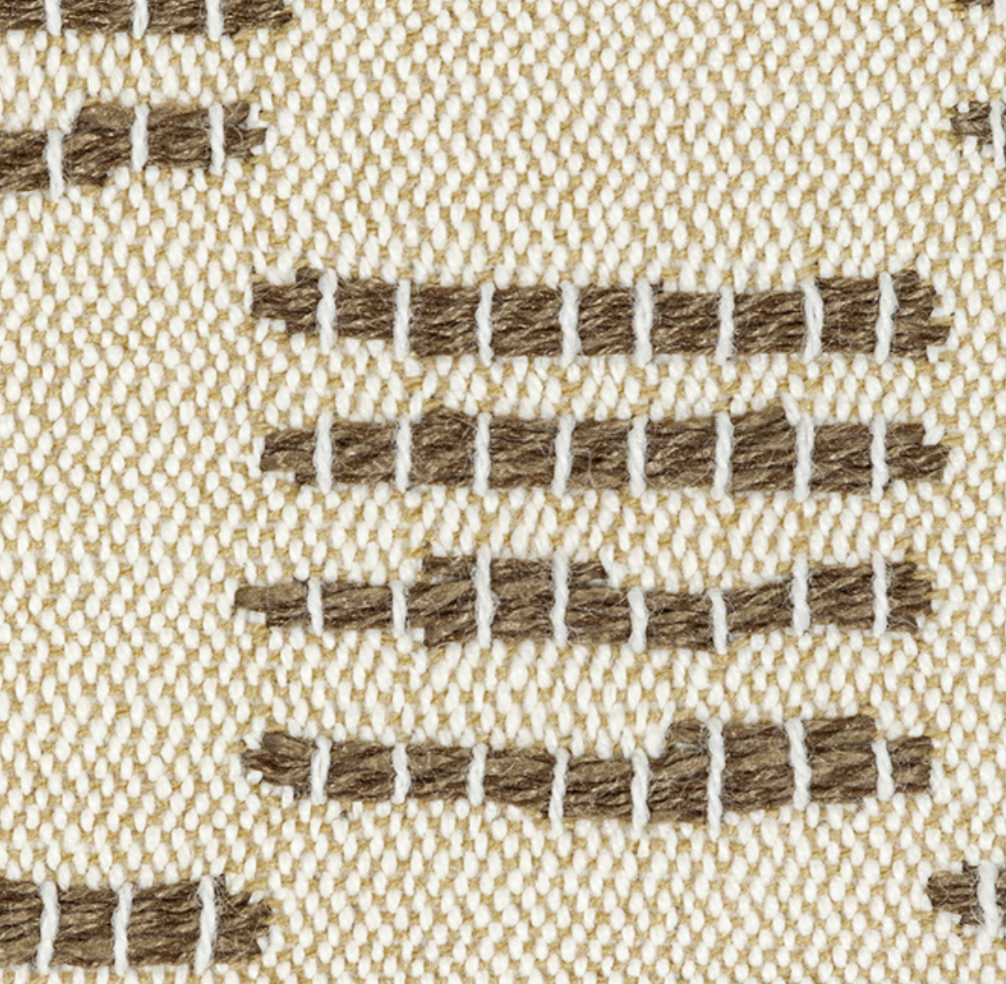 Stroll Pillow in Ivory Brown