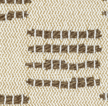 Stroll Pillow in Ivory Brown