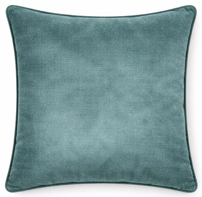 Montage Velvet Pillow in Teal