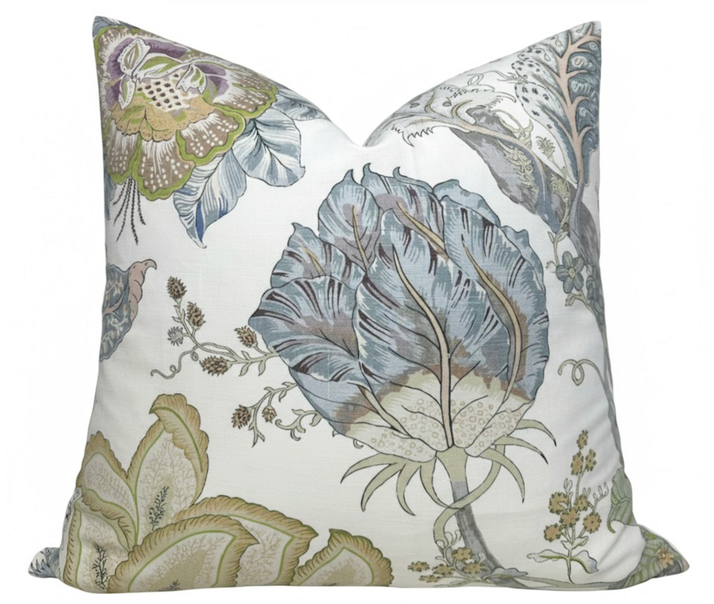 Kalamkari Pillow in Aqua