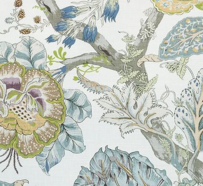 Kalamkari Pillow in Aqua