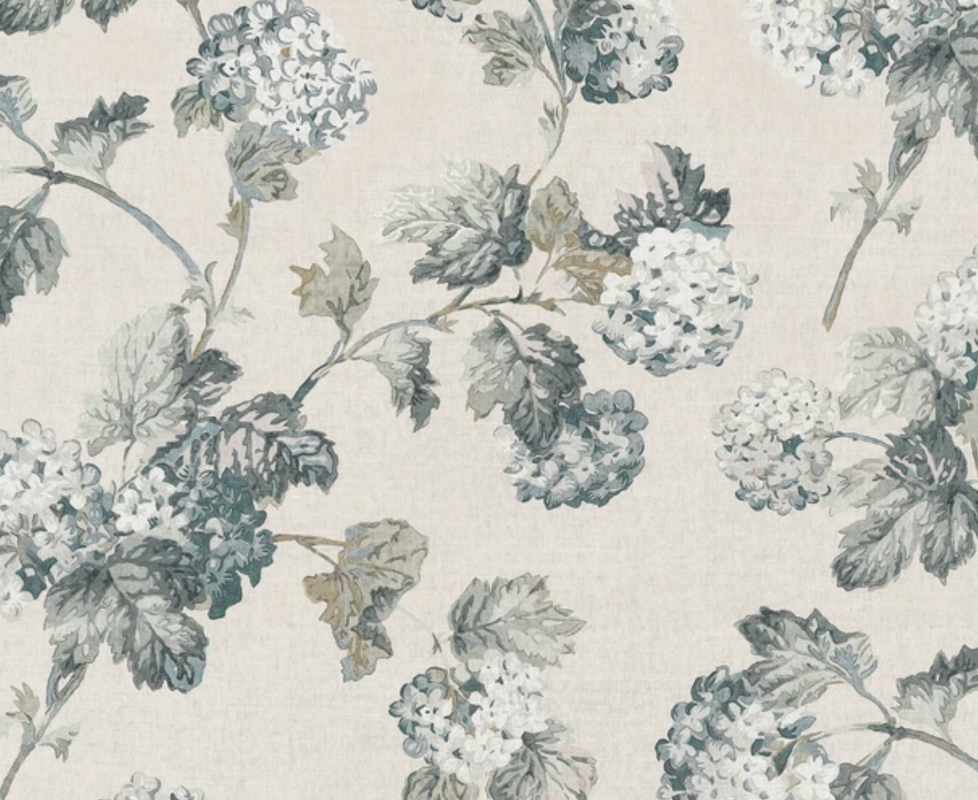 Sussex Hydrangea Pillow in Slate/Blue