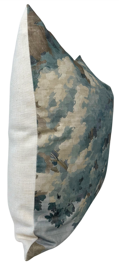 Woodland Clearing Pillow in Spa Blue