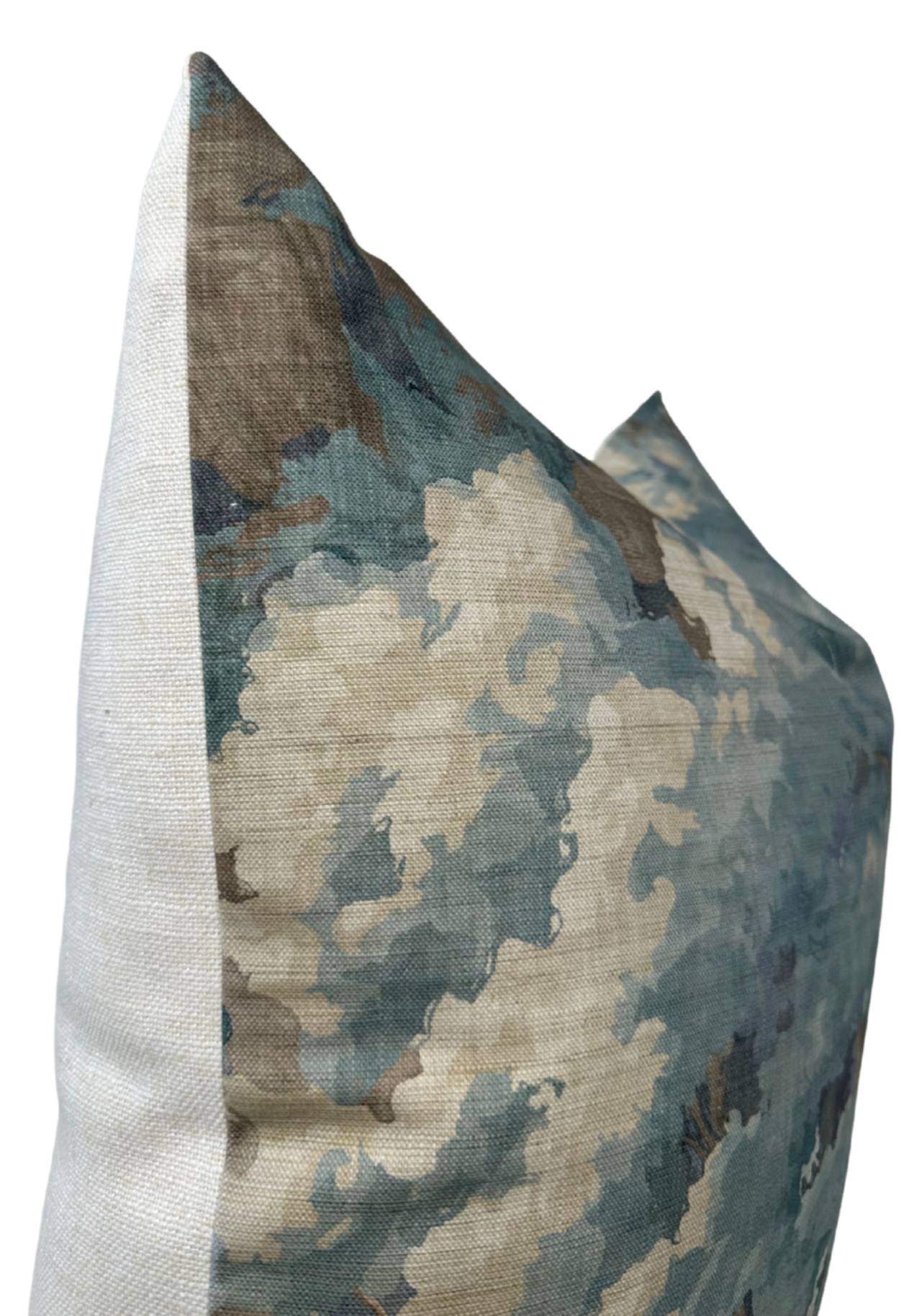 Woodland Clearing Pillow in Spa Blue